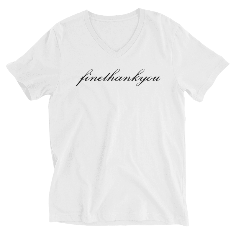 finethankyou Unisex Signature V Neck