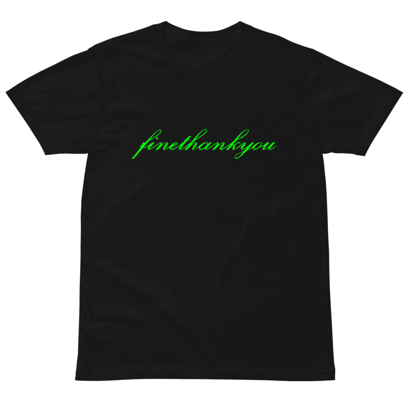 finethankyou Founder's Edition — Unisex Hand-Applied Vinyl Shirt